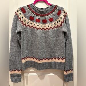 KJP Vintage look Apple Women's Sweater. EUC, small